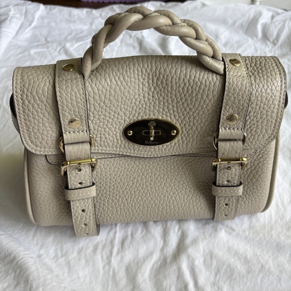 Mulberry Handbags - Mulberry Mini Alexa in Chalk